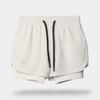 Bombardier 2-In-1 Sweatwicking Active Shorts - ANJE REBEL