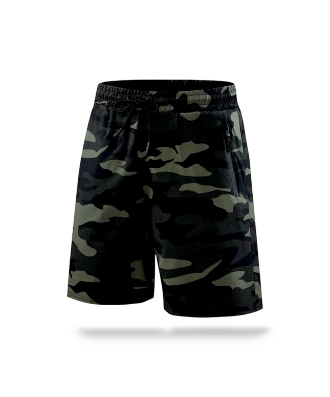 Camouflage Power Shorts - ANJE REBEL