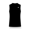 Running Breathable Anti-Odour Black Tank Top