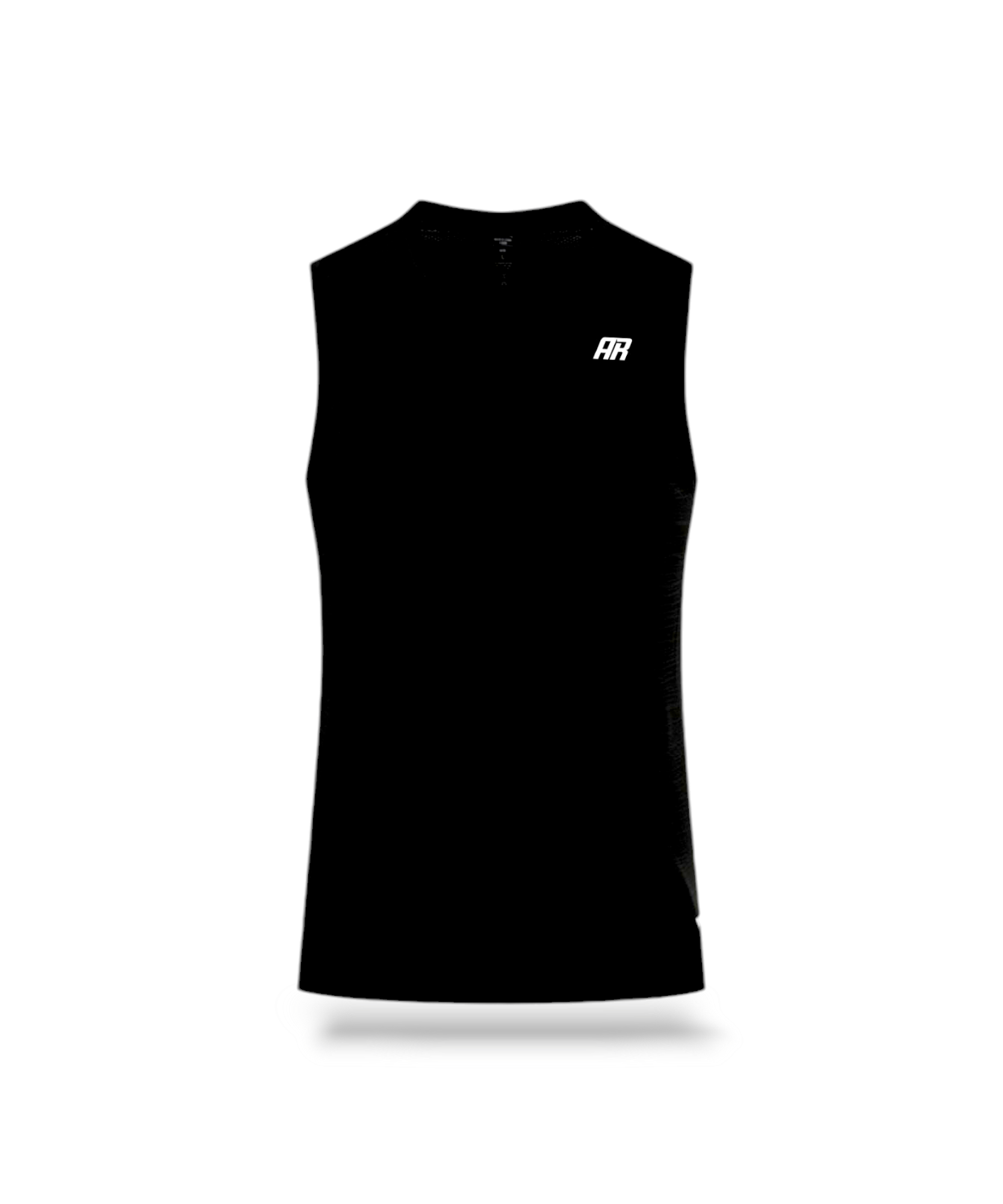 Running Breathable Anti-Odour Black Tank Top