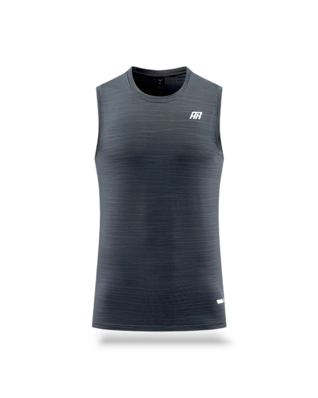 Running Breathable Anti-Odour Grey Tank Top