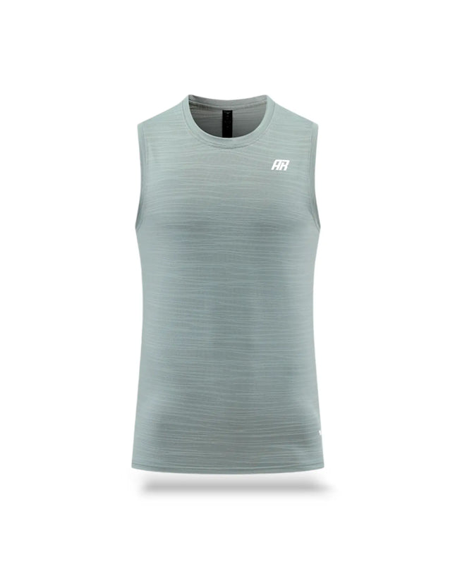 Running Breathable Anti-Odour Light Grey Tank Top