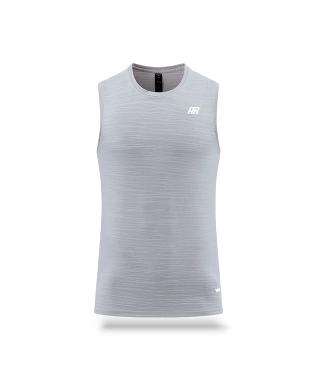 Running Breathable Anti-Odour Varsity Grey Tank Top