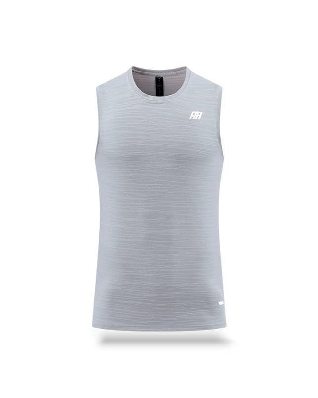 Running Breathable Anti-Odour Varsity Grey Tank Top