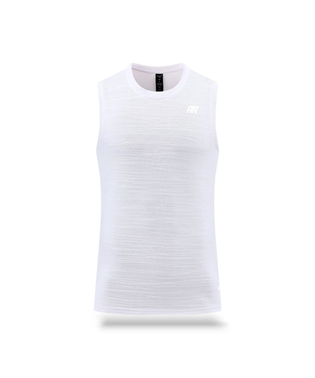 Running Breathable Anti-Odour White Tank Top