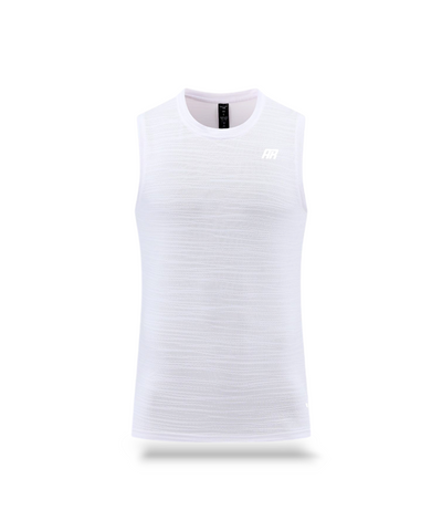 Running Breathable Anti-Odour White Tank Top