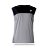 Ultra-Stretch Active Black Grey Tank Top