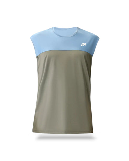 Ultra-Stretch Active Blue Tank Top
