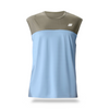 Ultra-Stretch Active Grey Blue Tank Top