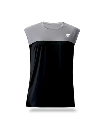 Ultra-Stretch Active Grey Tank Top