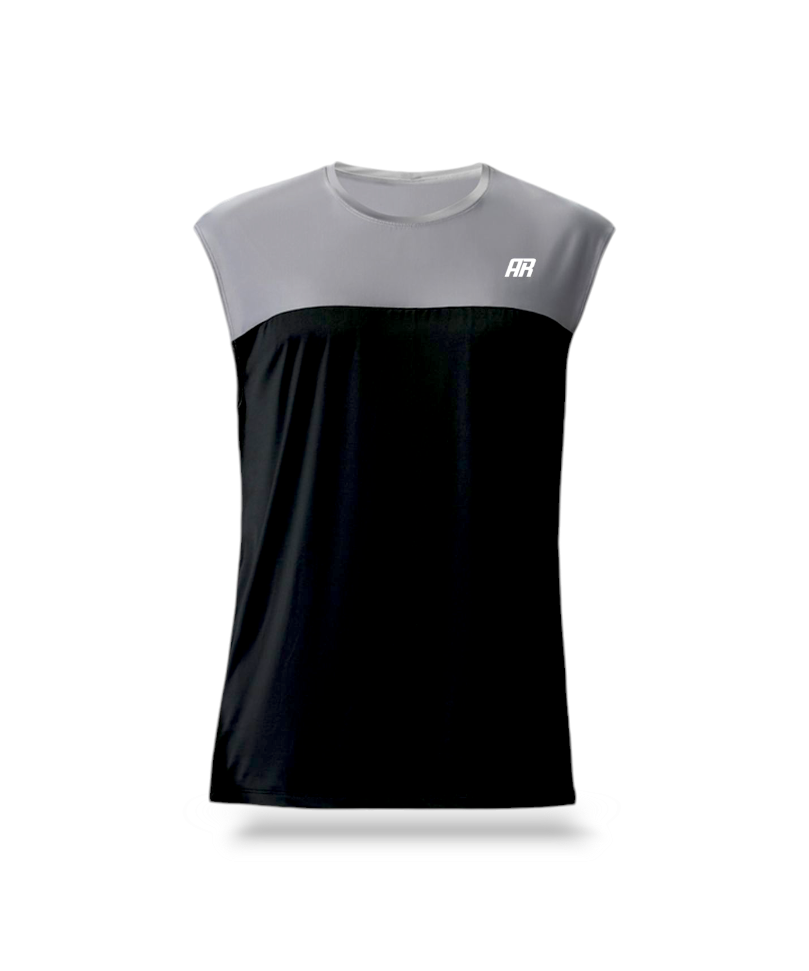 Ultra-Stretch Active Grey Tank Top