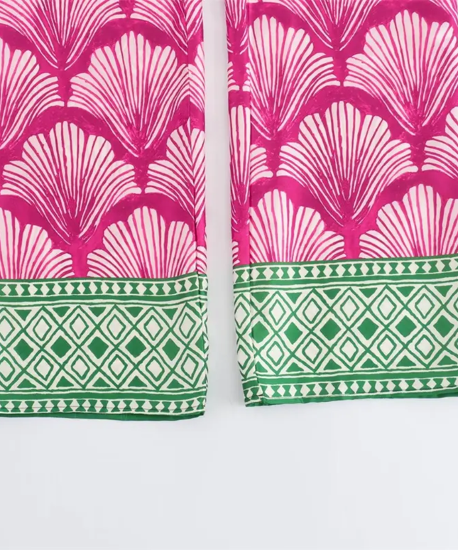 Kesha Bohemian Wide-Legged Pants ANJE REBEL