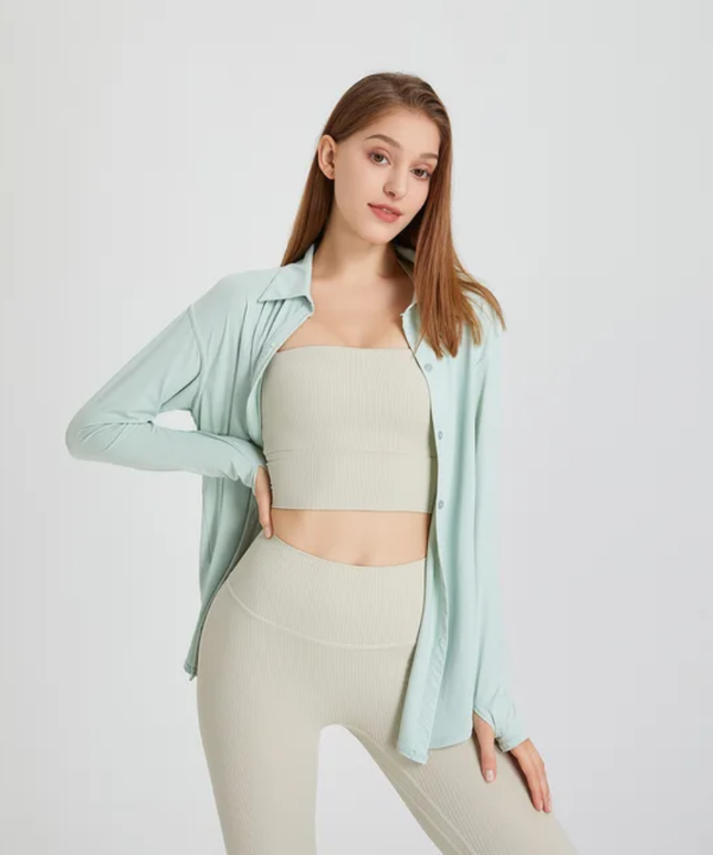 Buttoned Long Sleeves Shirt ANJE REBEL