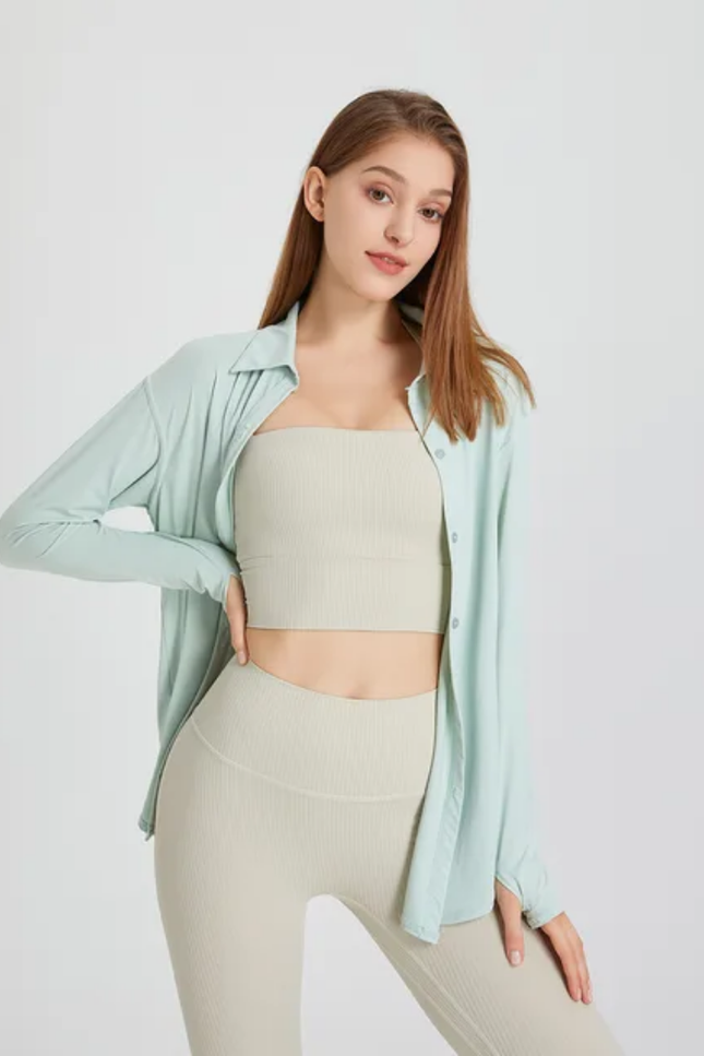 Buttoned Long Sleeves Shirt ANJE REBEL