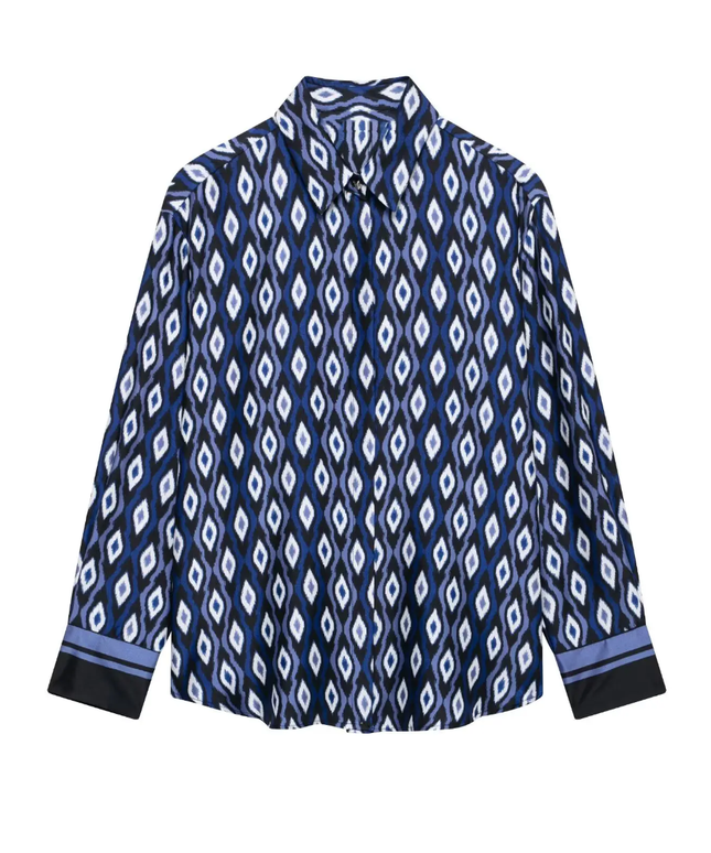 Kiowa Printed Satin Shirt ANJE REBEL