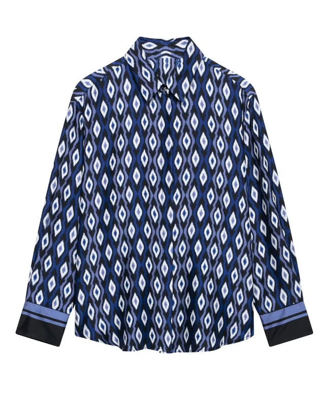 Kiowa Printed Satin Shirt ANJE REBEL