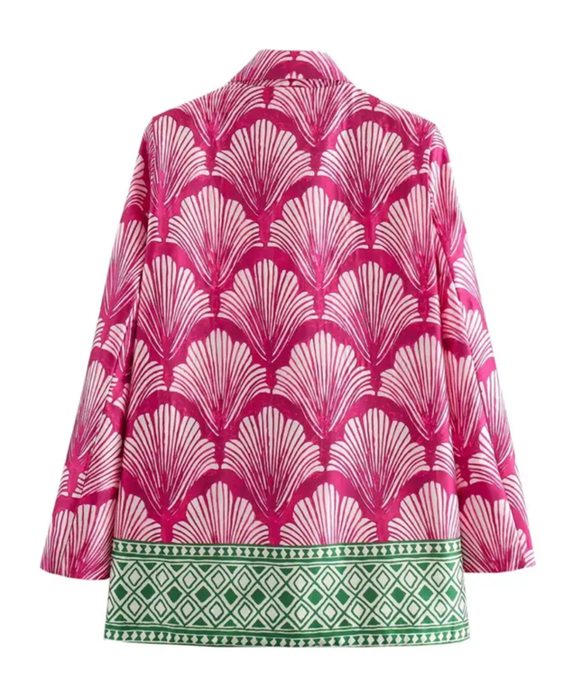 Kesha Bohemian Satin Jacket ANJE REBEL