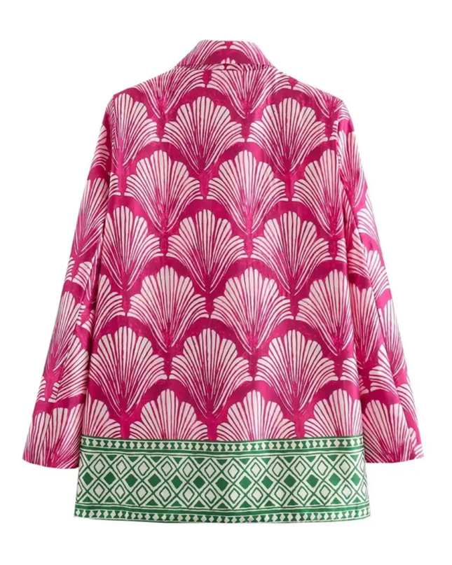 Kesha Bohemian Satin Jacket ANJE REBEL