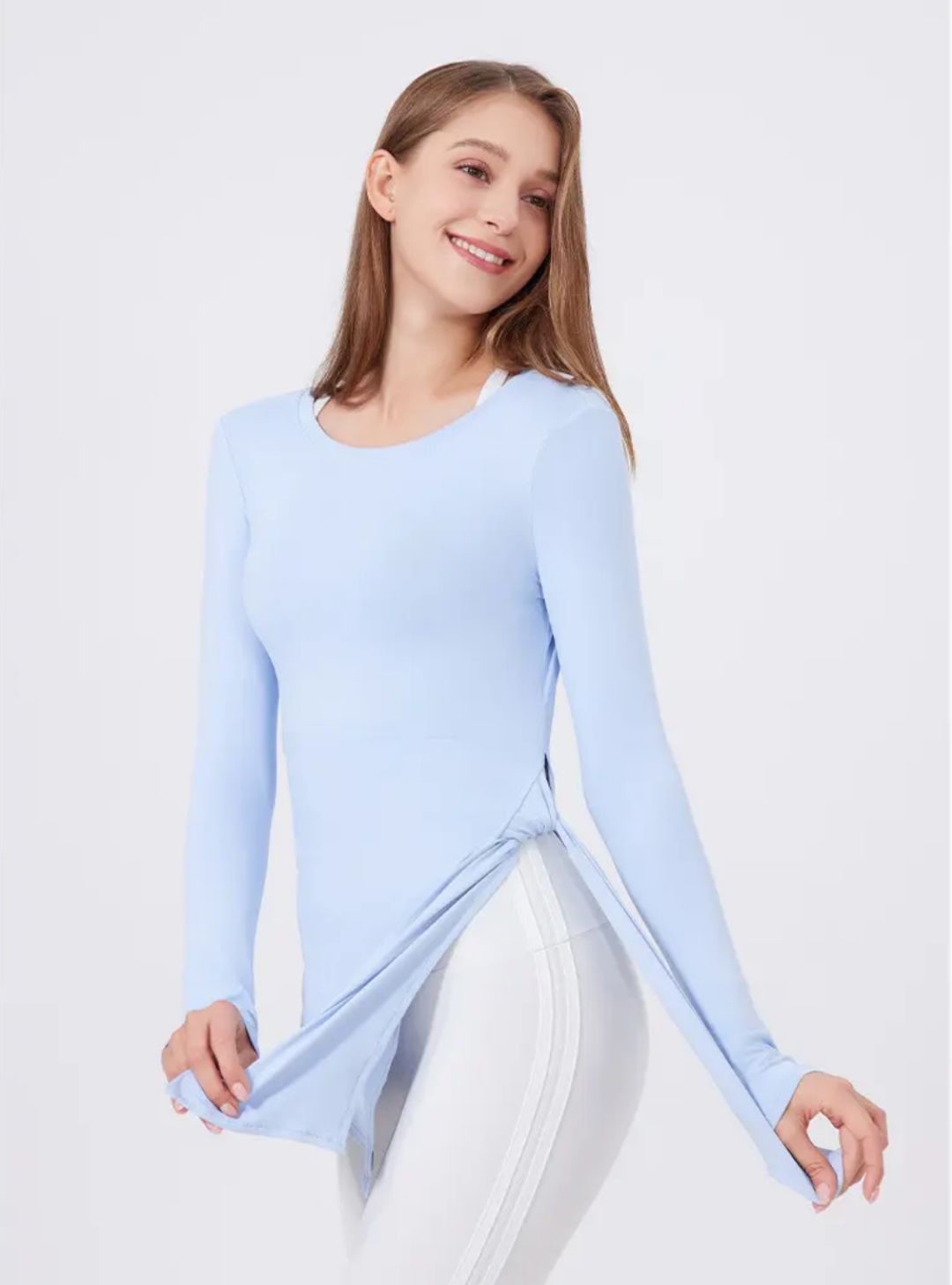 Asymmetrical Long Sleeves Shirt ANJE REBEL