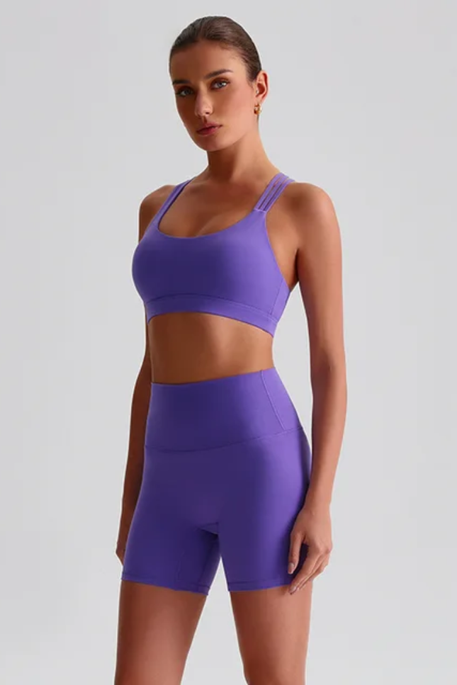 Straps Sports Bra Shorts Set ANJE REBEL