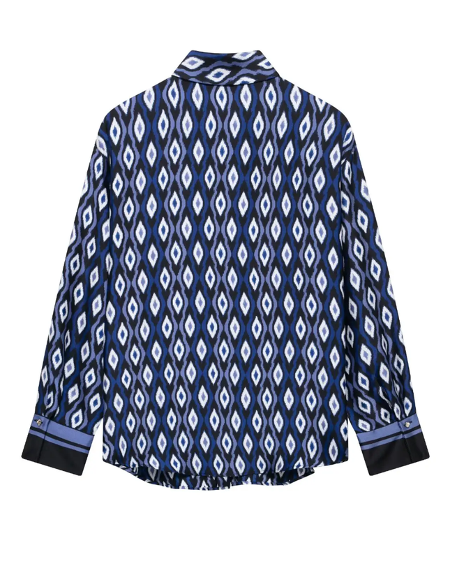 Kiowa Printed Satin Shirt ANJE REBEL