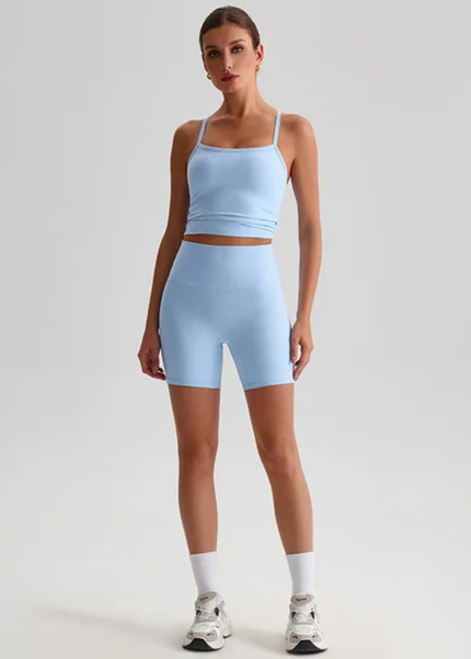 Straps Tank Top Shorts Set ANJE REBEL