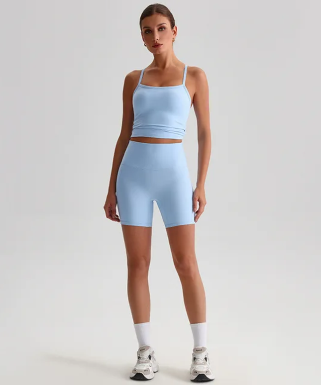 Straps Tank Top Shorts Set ANJE REBEL