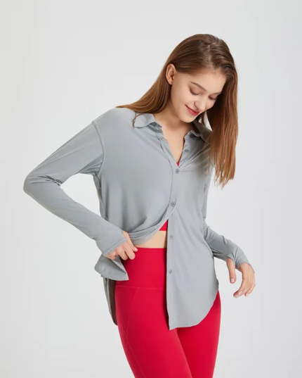 Buttoned Long Sleeves Shirt ANJE REBEL
