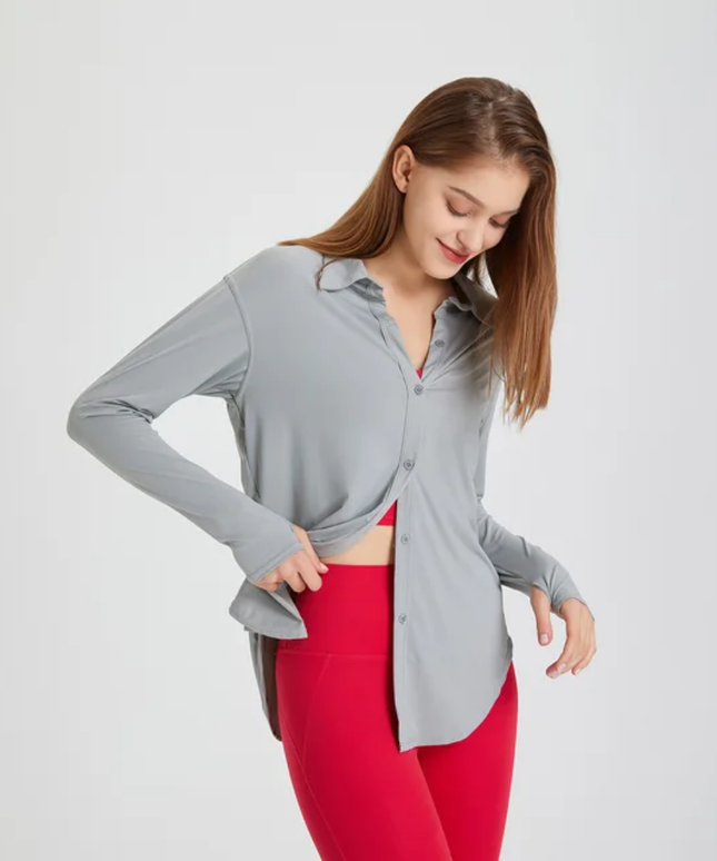 Buttoned Long Sleeves Shirt ANJE REBEL