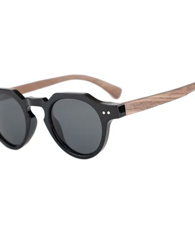 Hexagon Wood Sunglasses ANJE REBEL