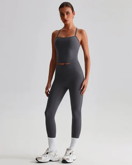 Straps Tank Top Leggings Set ANJE REBEL