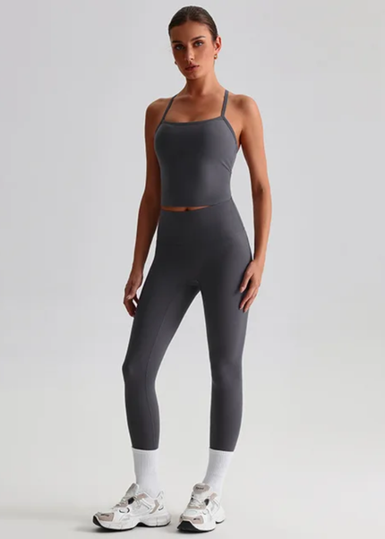 Straps Tank Top Leggings Set ANJE REBEL