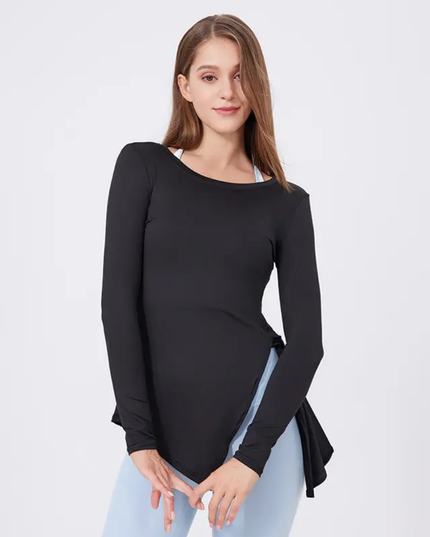 Asymmetrical Long Sleeves Shirt ANJE REBEL