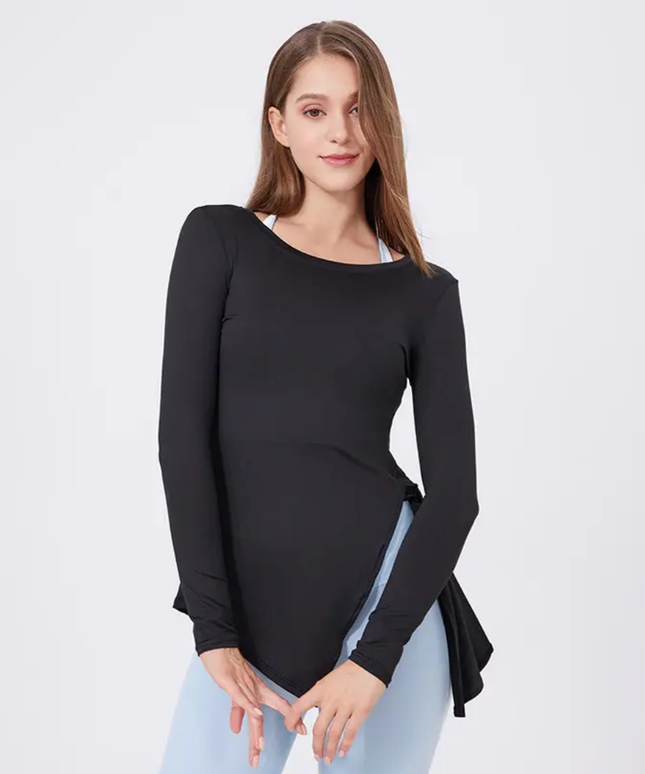 Asymmetrical Long Sleeves Shirt ANJE REBEL