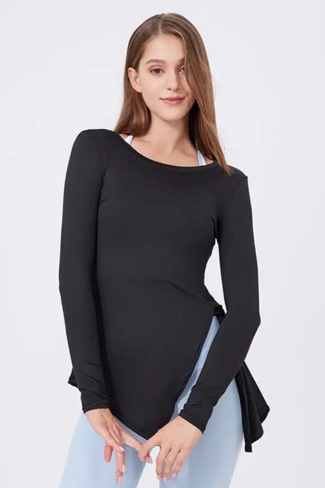 Asymmetrical Long Sleeves Shirt ANJE REBEL