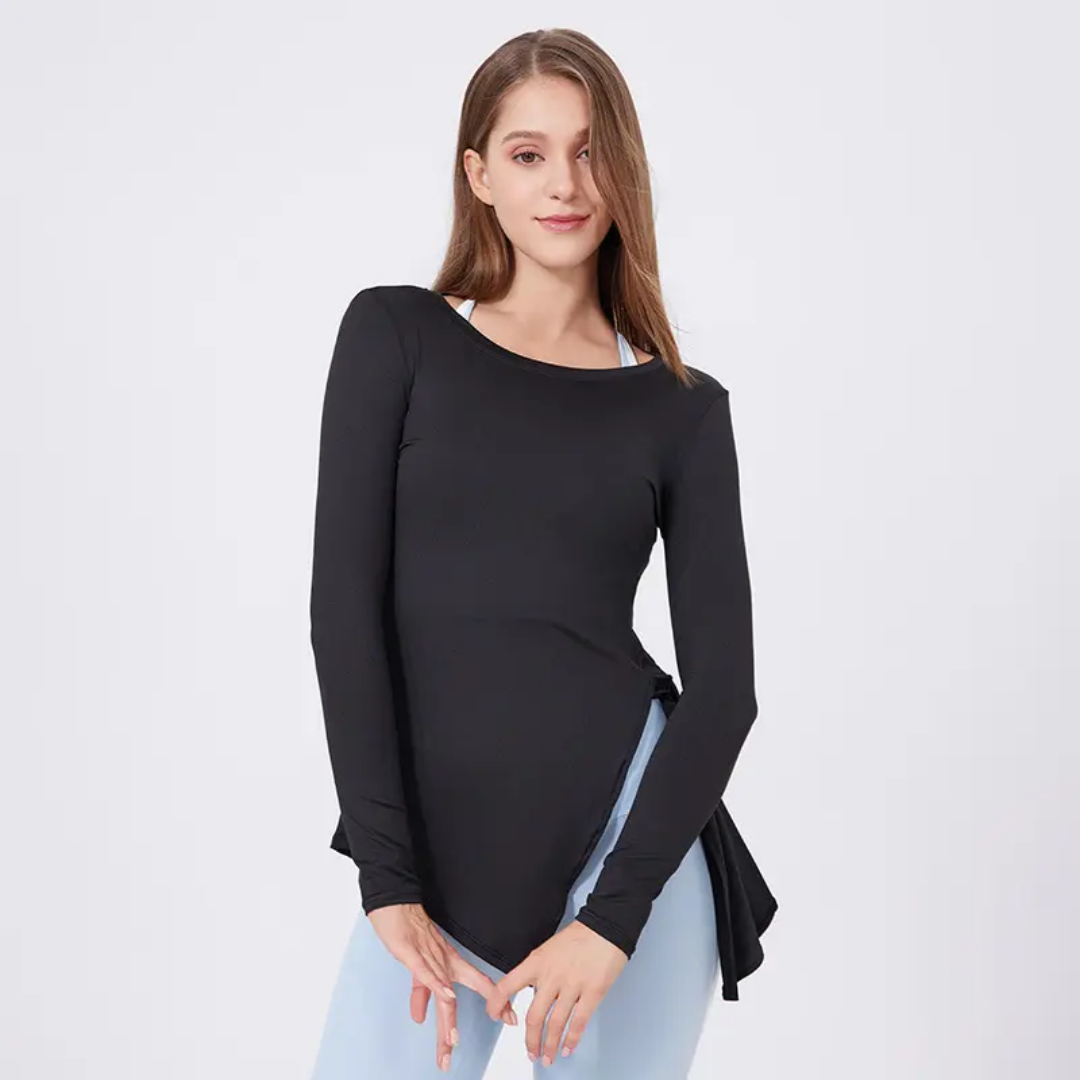 Asymmetrical Long Sleeves Shirt ANJE REBEL