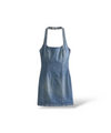 Halterneck Denim Dress