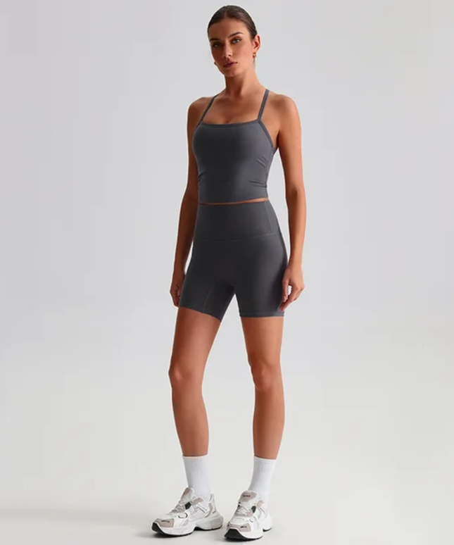 Straps Tank Top Shorts Set ANJE REBEL