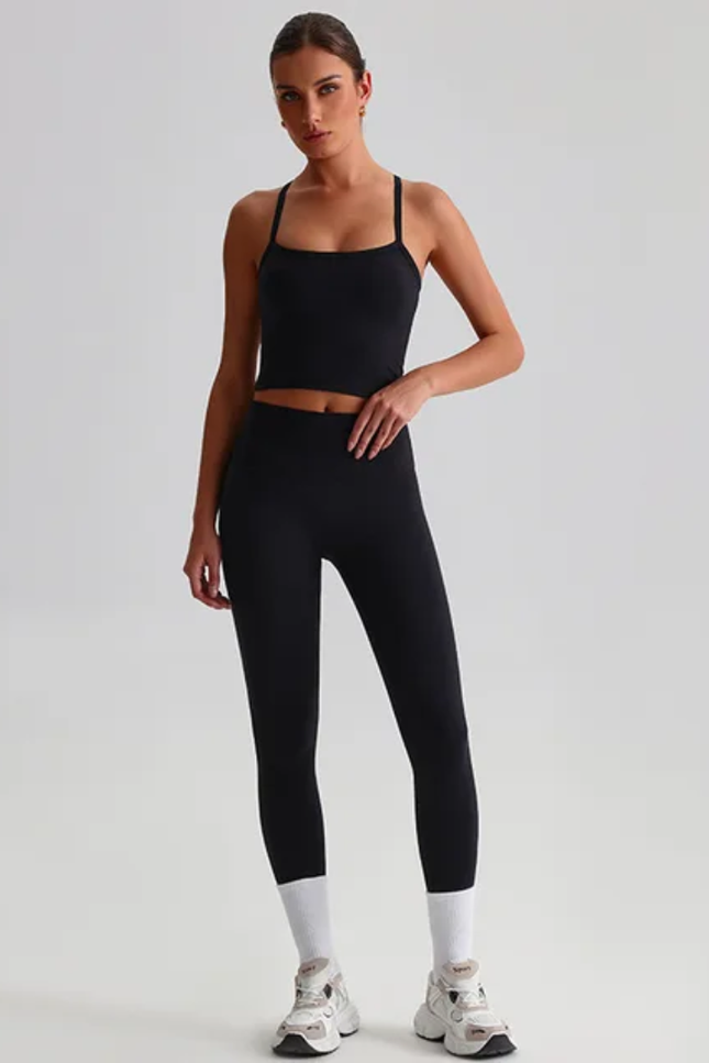 Straps Tank Top Leggings Set ANJE REBEL