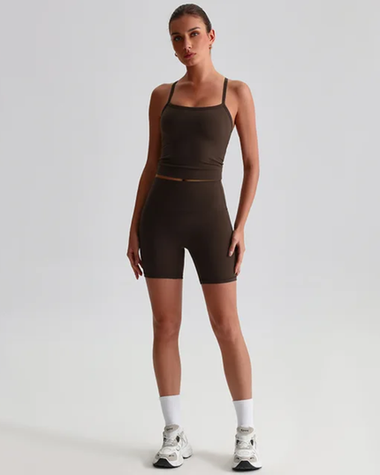 Straps Tank Top Shorts Set ANJE REBEL
