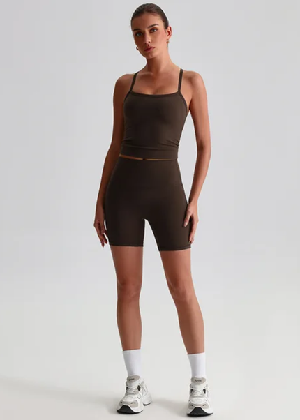 Straps Tank Top Shorts Set ANJE REBEL