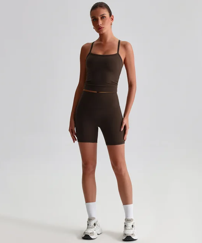 Straps Tank Top Shorts Set ANJE REBEL