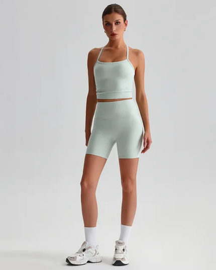 Straps Tank Top Shorts Set ANJE REBEL