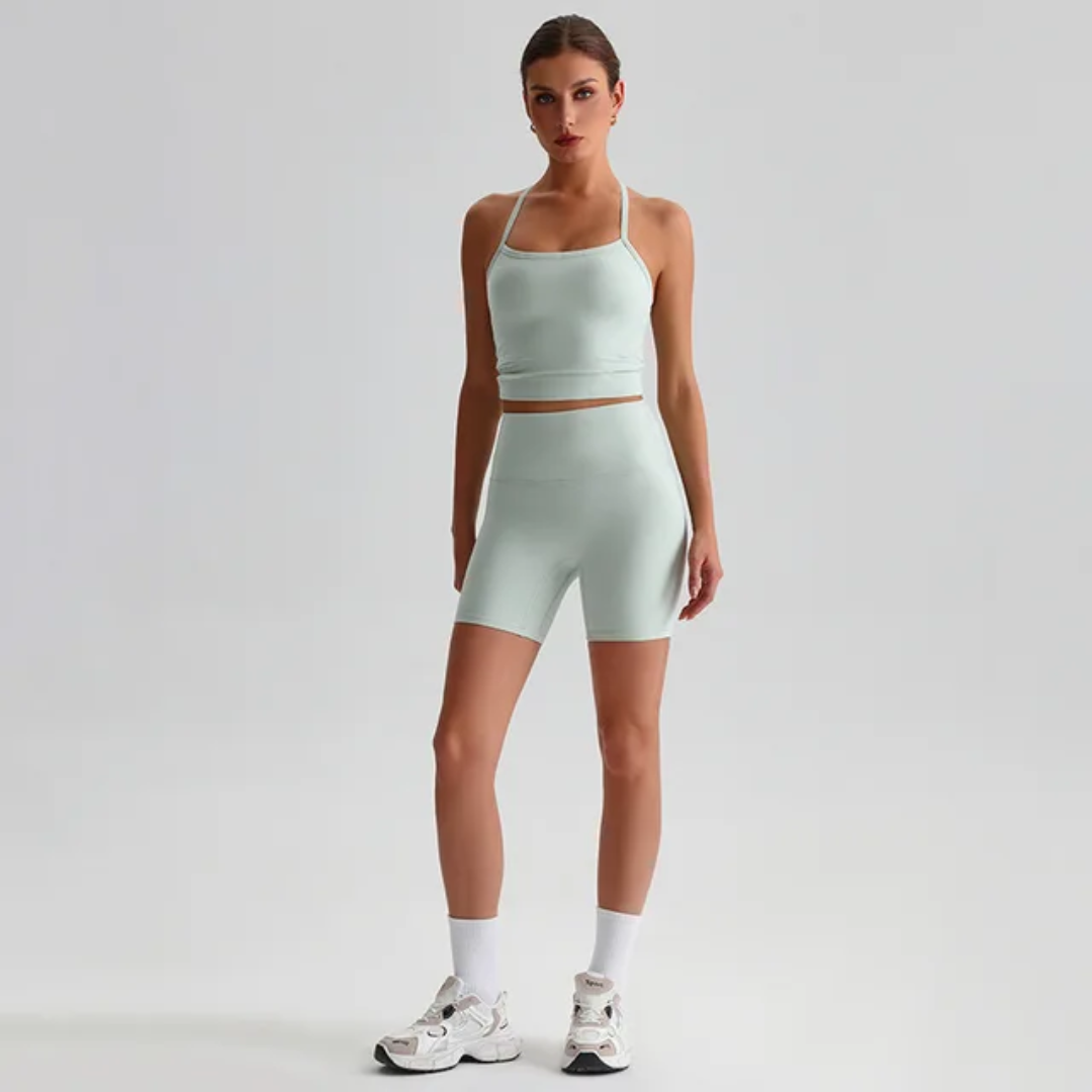 Straps Tank Top Shorts Set ANJE REBEL