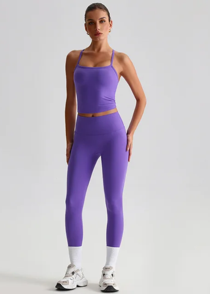 Straps Tank Top Leggings Set ANJE REBEL