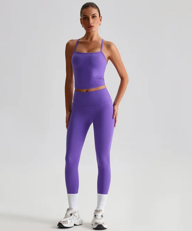 Straps Tank Top Leggings Set ANJE REBEL
