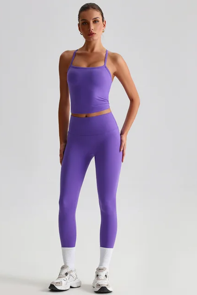 Straps Tank Top Leggings Set ANJE REBEL