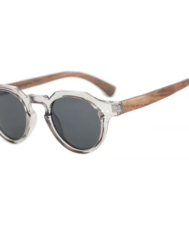 Hexagon Wood Sunglasses ANJE REBEL