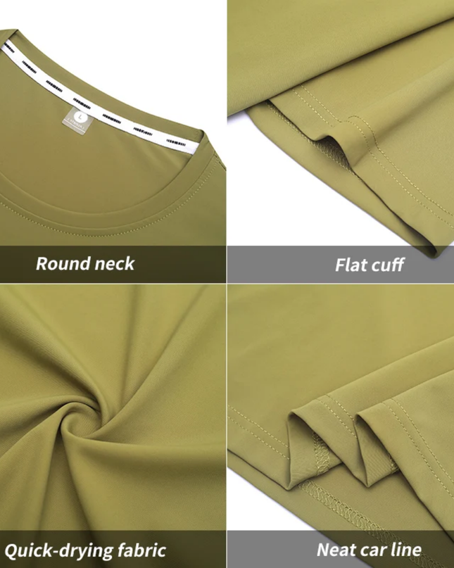 Crease-Proof Gym T-shirt ANJE REBEL