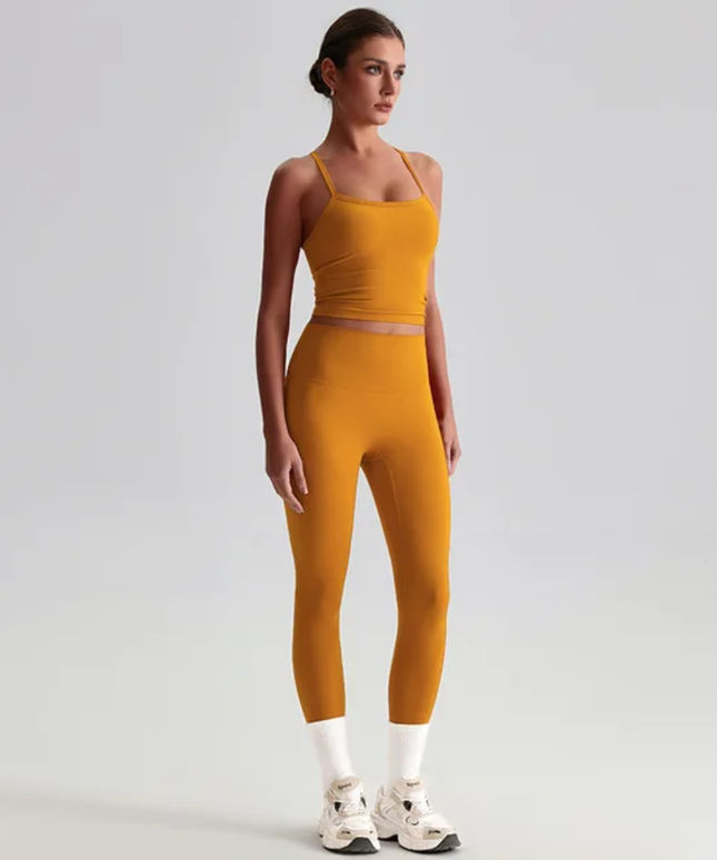 Straps Tank Top Leggings Set ANJE REBEL
